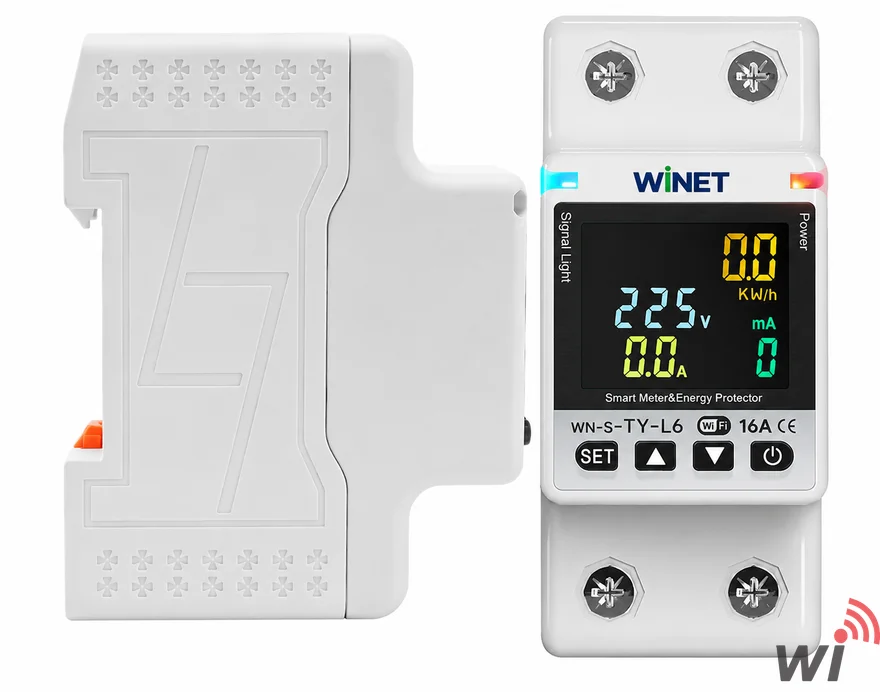 WINET WN-S-TY-L6 WiFi Akıllı Enerji Koruma ve Ölçüm Rölesi