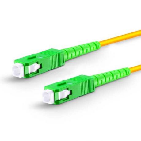 FBR-SM-SC-SC-APC-SX-5M SC-APC / SC-APC (SM) SINGLE MODE FIBER PATCH KABLO SIMPLEX - 5 METRE
